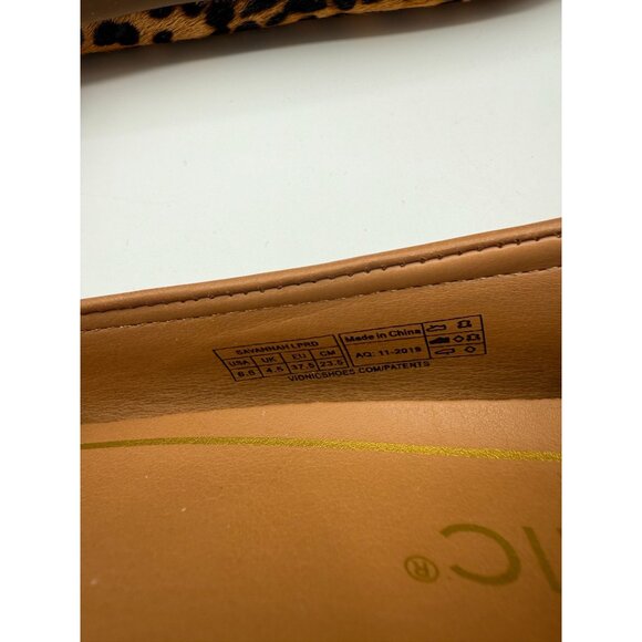 Vionic Women's SAVANNAH Leopard Calf Hair Leather Loafers Flats Size 6.5 - Picture 7 of 8